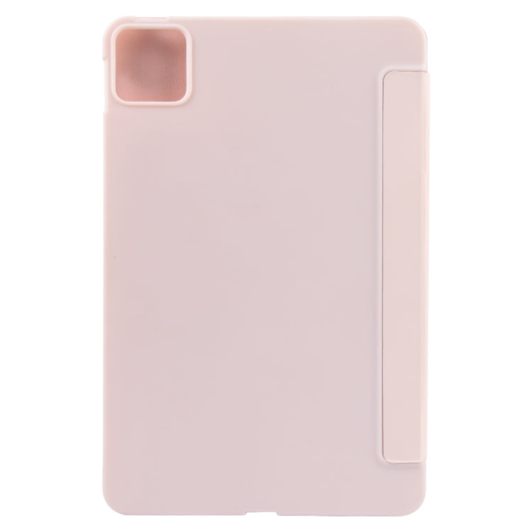 For Xiaomi Pad 6 / Pad 6 Pro Three-fold Holder Flip Tablet Leather Case(Light Pink) - free shipping - PMC TechLife - Order now!