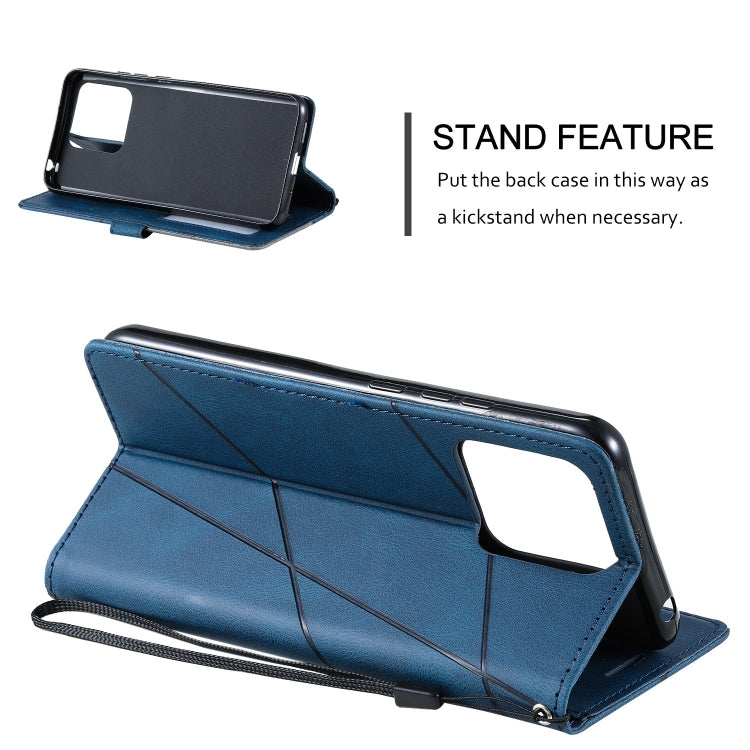 For Xiaomi 13 Skin Feel Splicing Horizontal Flip Leather Phone Case(Blue) - free shipping - PMC TechLife - Order now!