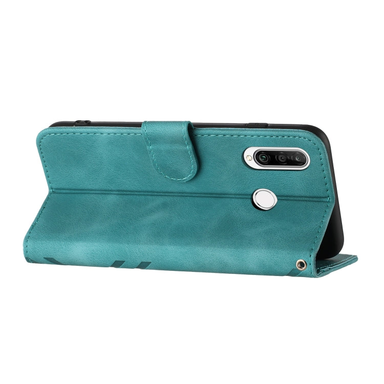 For Honor 20S Russia /20 lite Russia  Line Pattern Skin Feel Leather Phone Case(Light Blue) - free shipping - PMC TechLife - Order now!