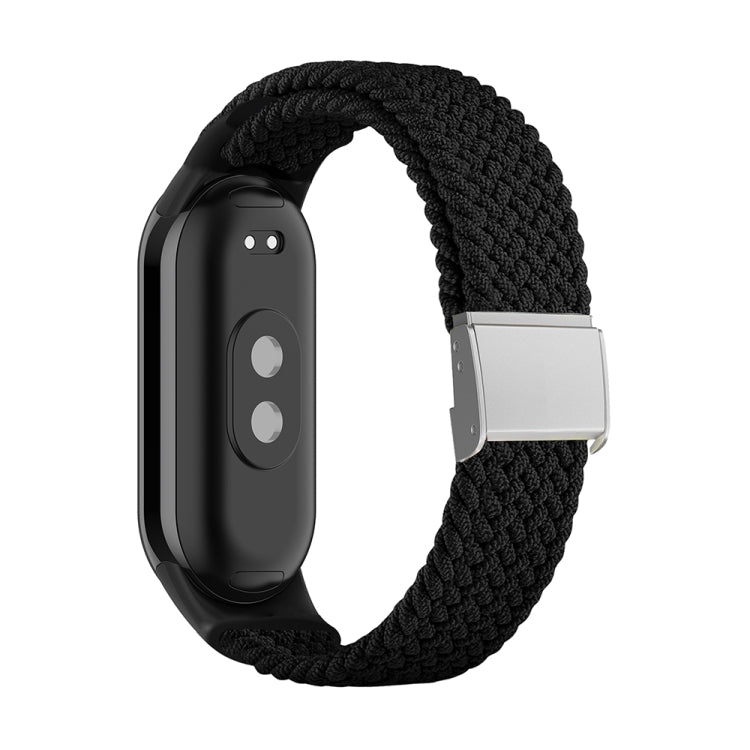 For Xiaomi Mi Band 8 Adjustable Nylon Braided Steel Buckle Watch Band(Black) -  by PMC TechLife | Online Shopping South Africa | PMC TechLife
