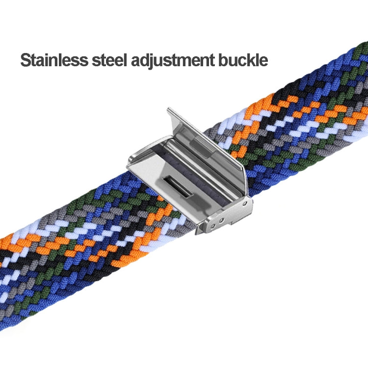 For Xiaomi Mi Band 8 Adjustable Nylon Braided Steel Buckle Watch Band(Grey) -  by PMC TechLife | Online Shopping South Africa | PMC TechLife