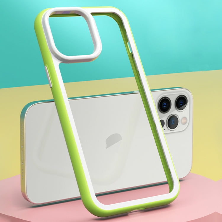 For iPhone 13 Pro Color Frame 2 in 1 Hollow Cooling Phone Case(White) - free shipping - PMC TechLife - Order now!