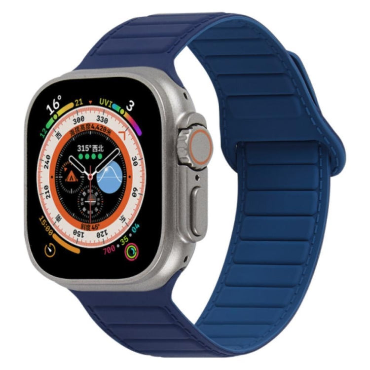 For Apple Watch 2 42mm Loop Magnetic Silicone Watch Band(Navy Blue) - Watch Bands by PMC TechLife | Online Shopping South Africa | PMC TechLife