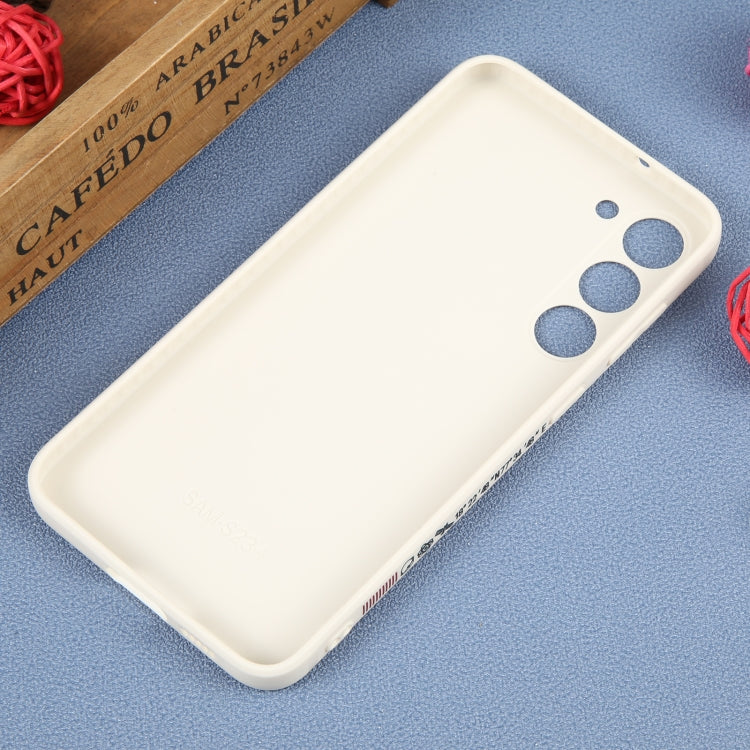 For Samsung Galaxy A23 4G Astronaut Pattern Silicone Straight Edge Phone Case(Flying Astronaut-White) - free shipping - PMC TechLife - Order now!