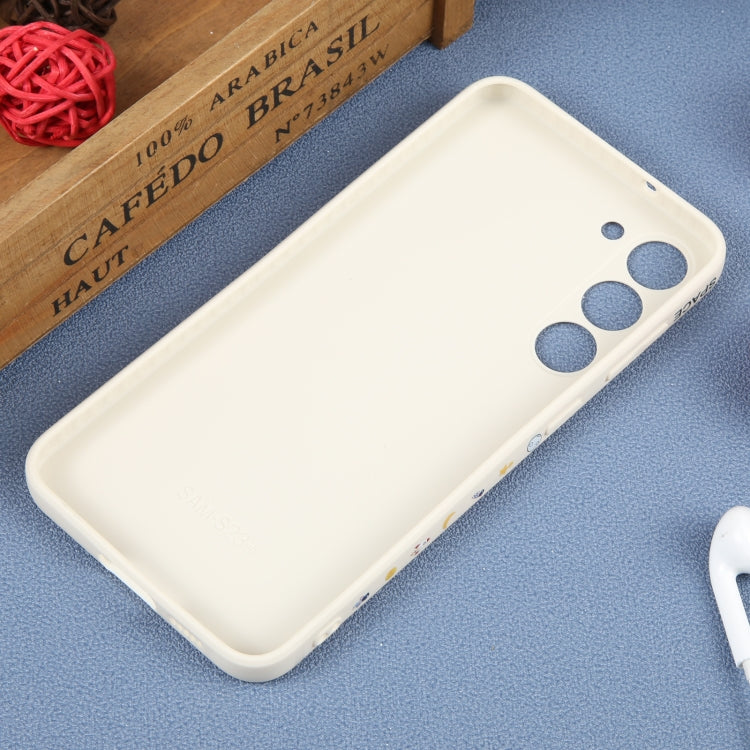 For Samsung Galaxy A03s EU Astronaut Pattern Silicone Straight Edge Phone Case(Planet Landing-White) - free shipping - PMC TechLife - Order now!