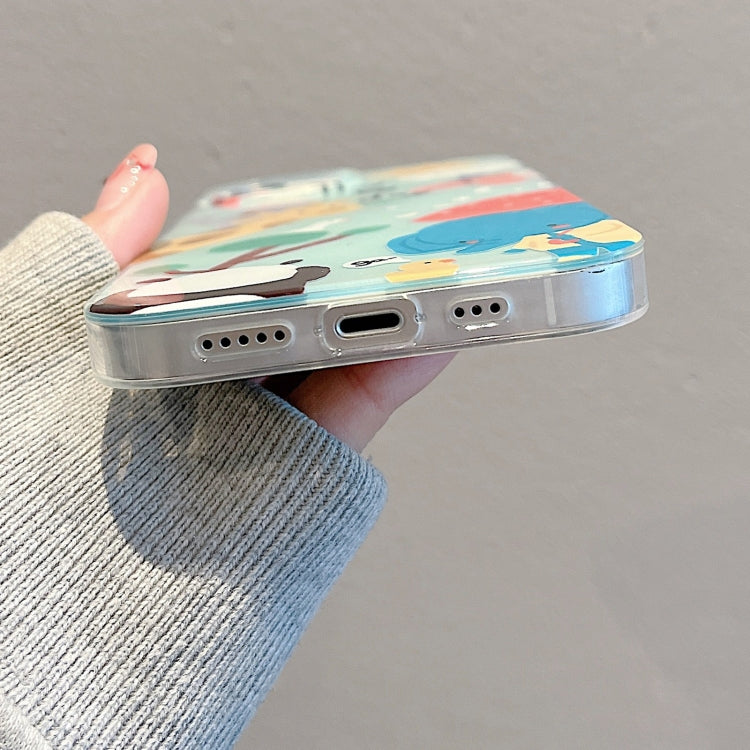 For iPhone 12 Pro IMD Cute Animal Pattern Phone Case(Giraffe) - free shipping - PMC TechLife - Order now!