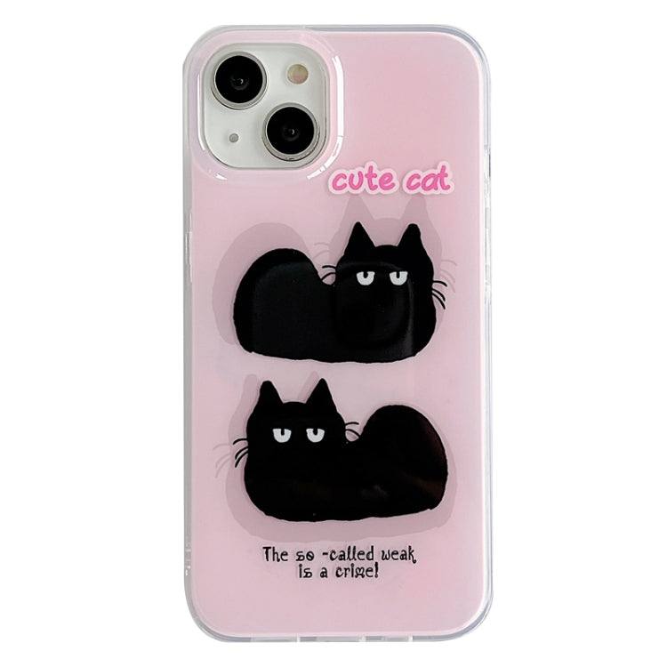 For iPhone 12 Pro IMD Cute Animal Pattern Phone Case(Cat) - free shipping - PMC TechLife - Order now!