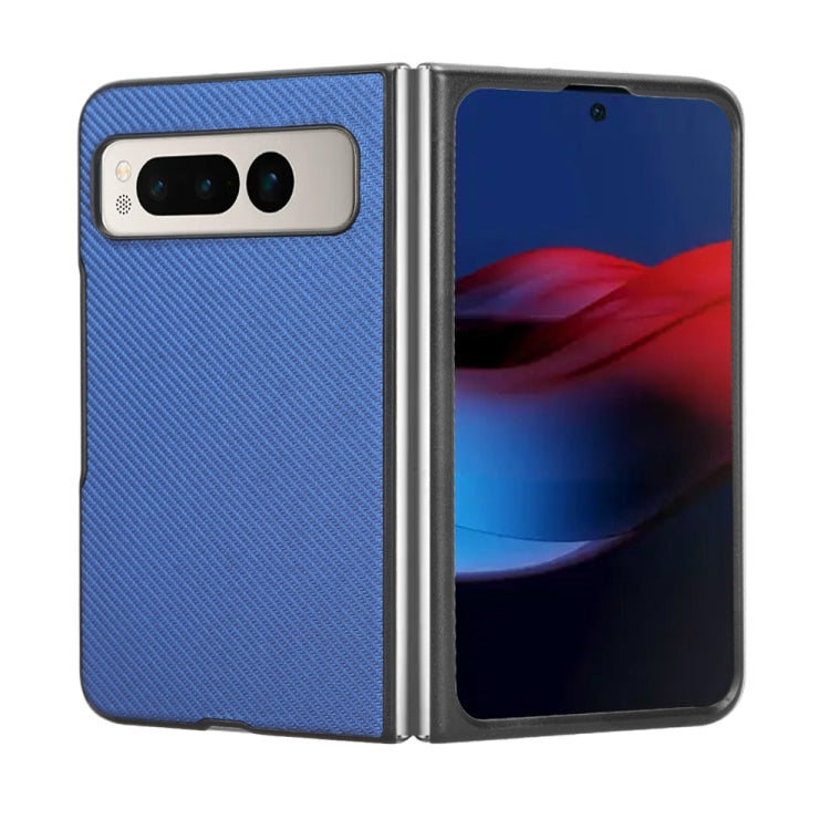 For Google Pixel Fold PU Leather PC Phone Case(Blue) - free shipping - PMC TechLife - Order now!