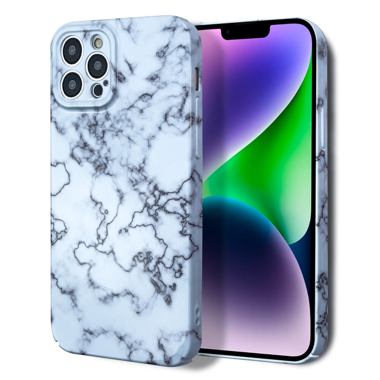 For iPhone 13 mini Marble Pattern Phone Case(Red White) - iPhone 13 mini Cases by PMC TechLife | Online Shopping South Africa | PMC TechLife