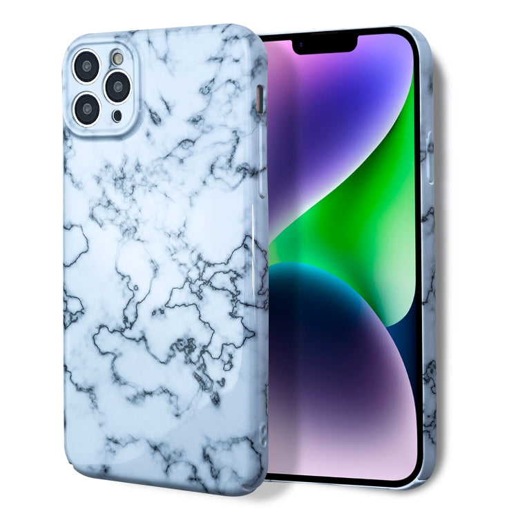 For iPhone SE 2022 / SE 2020 / 8 / 7 Marble Pattern Phone Case(Green White) - iPhone SE 2022 / 2020 / 8 / 7 Cases by PMC TechLife | Online Shopping South Africa | PMC TechLife