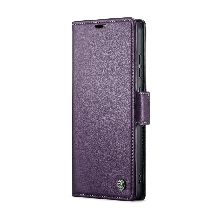 For Samsung Galaxy A52/A52s 5G CaseMe 023 Butterfly Buckle Litchi Texture RFID Anti-theft Leather Phone Case(Pearly Purple) - free shipping - PMC TechLife - Order now!