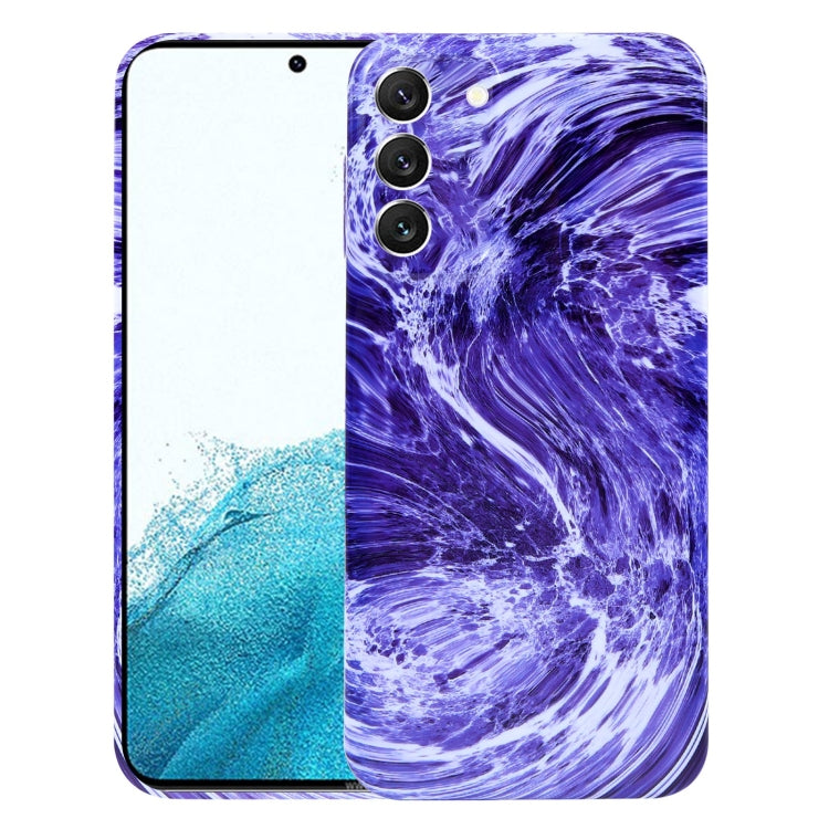 For Samsung Galaxy S22 5G Marble Pattern Phone Case(Purple White) - free shipping - PMC TechLife - Order now!