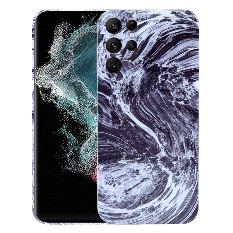 For Samsung Galaxy S22 Ultra 5G Marble Pattern Phone Case(Black White) - free shipping - PMC TechLife - Order now!