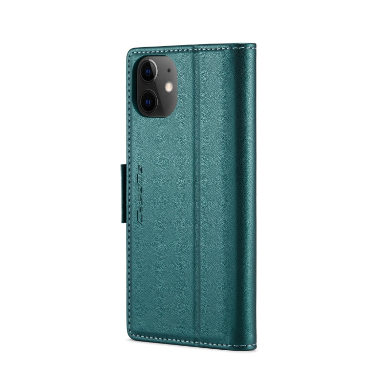 For iPhone 12 mini CaseMe 023 Butterfly Buckle Litchi Texture RFID Anti-theft Leather Phone Case(Pearly Blue) - iPhone 12 mini Cases by CaseMe | Online Shopping South Africa | PMC TechLife | Buy Now Pay Later Mobicred