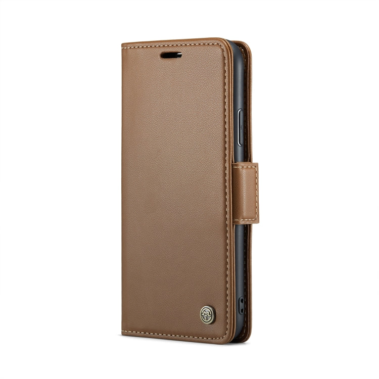 For iPhone 11 Pro CaseMe 023 Butterfly Buckle Litchi Texture RFID Anti-theft Leather Phone Case(Brown) - iPhone 11 Pro Cases by CaseMe | Online Shopping South Africa | PMC TechLife | Buy Now Pay Later Mobicred
