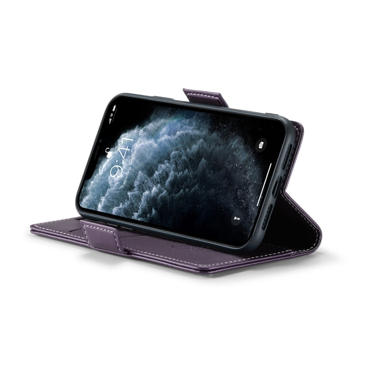For iPhone 11 Pro Max CaseMe 023 Butterfly Buckle Litchi Texture RFID Anti-theft Leather Phone Case(Pearly Purple) - iPhone 11 Pro Max Cases by CaseMe | Online Shopping South Africa | PMC TechLife