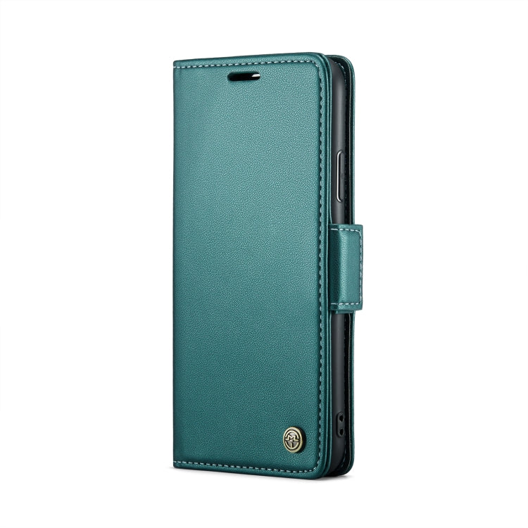 For iPhone XS CaseMe 023 Butterfly Buckle Litchi Texture RFID Anti-theft Leather Phone Case(Pearly Blue) - More iPhone Cases by CaseMe | Online Shopping South Africa | PMC TechLife | Buy Now Pay Later Mobicred