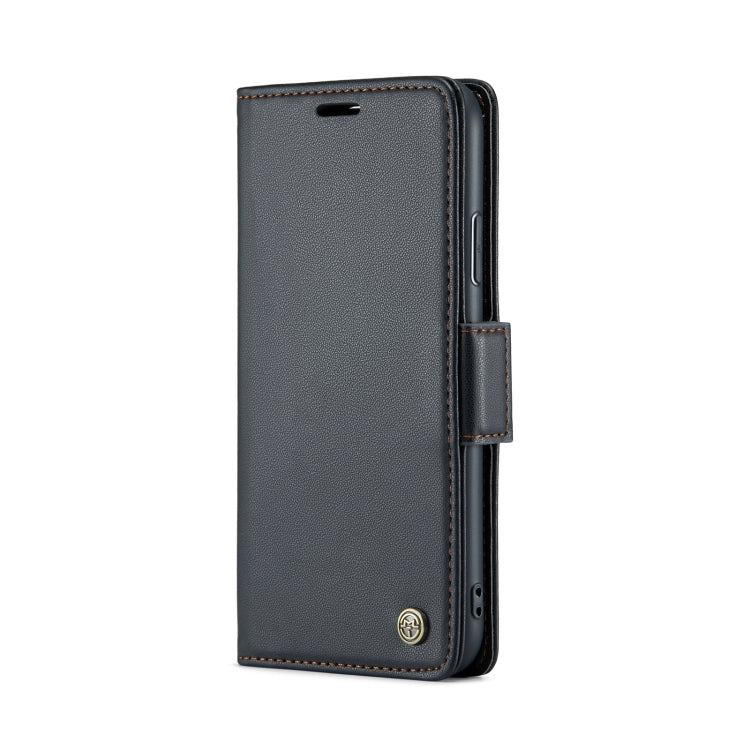 For iPhone XR CaseMe 023 Butterfly Buckle Litchi Texture RFID Anti-theft Leather Phone Case(Black) - More iPhone Cases by CaseMe | Online Shopping South Africa | PMC TechLife | Buy Now Pay Later Mobicred