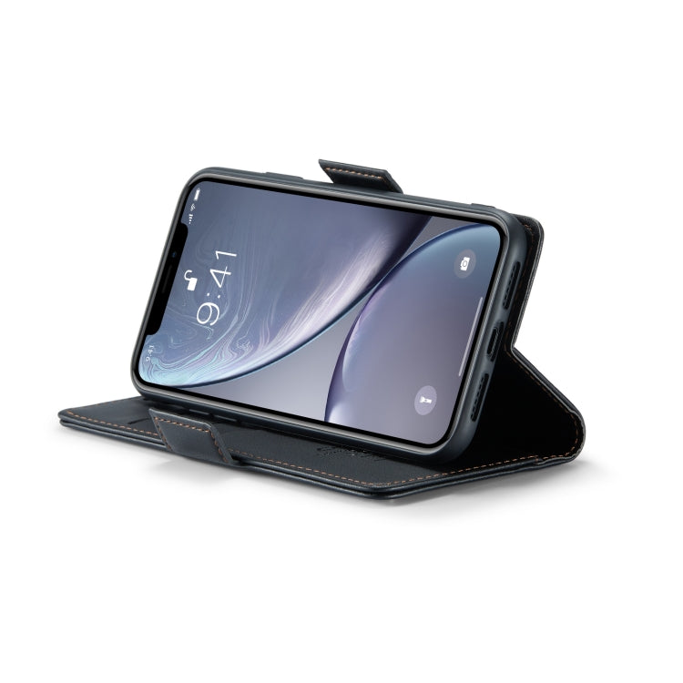 For iPhone XR CaseMe 023 Butterfly Buckle Litchi Texture RFID Anti-theft Leather Phone Case(Black) - More iPhone Cases by CaseMe | Online Shopping South Africa | PMC TechLife | Buy Now Pay Later Mobicred