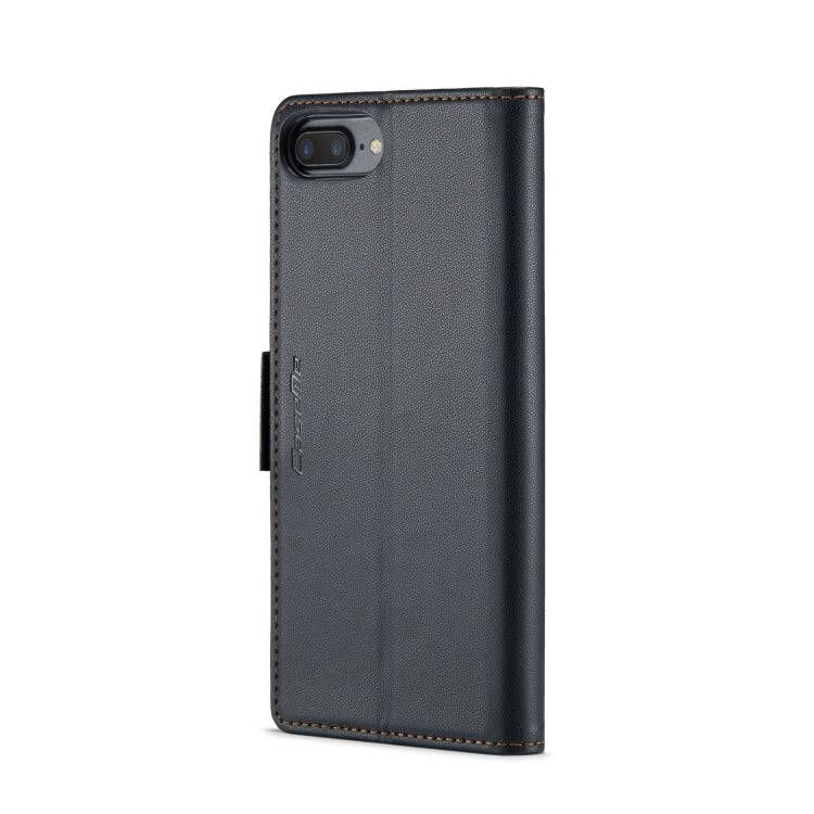 For iPhone 6 Plus/7 Plus/8 Plus CaseMe 023 Butterfly Buckle Litchi Texture RFID Anti-theft Leather Phone Case(Black) - More iPhone Cases by CaseMe | Online Shopping South Africa | PMC TechLife | Buy Now Pay Later Mobicred