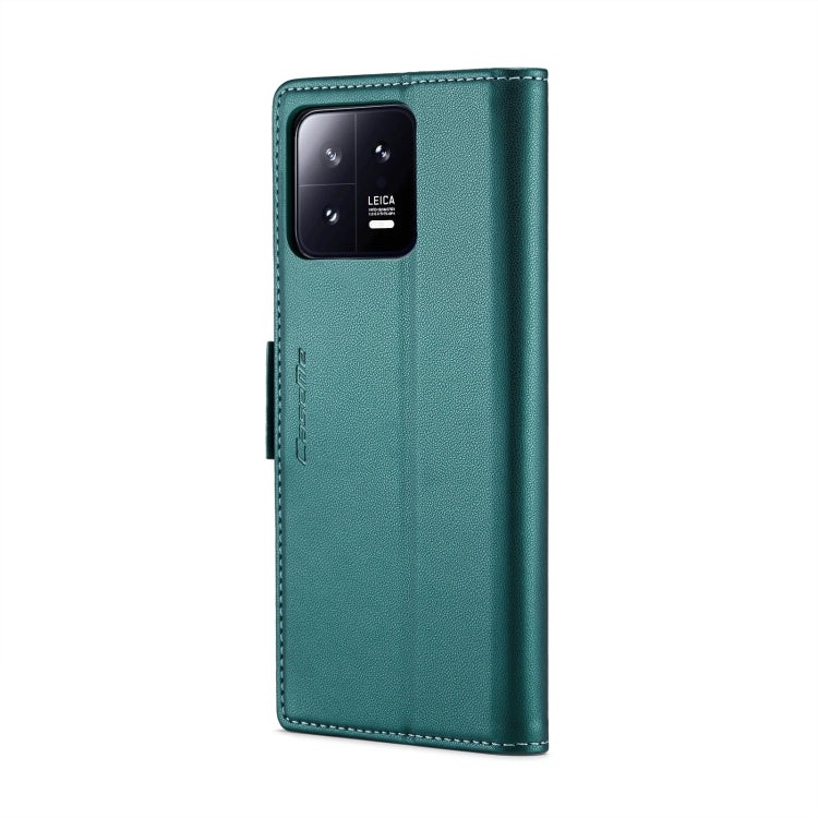 For Xiaomi 13 CaseMe 023 Butterfly Buckle Litchi Texture RFID Anti-theft Leather Phone Case(Pearly Blue) - free shipping - PMC TechLife - Order now!