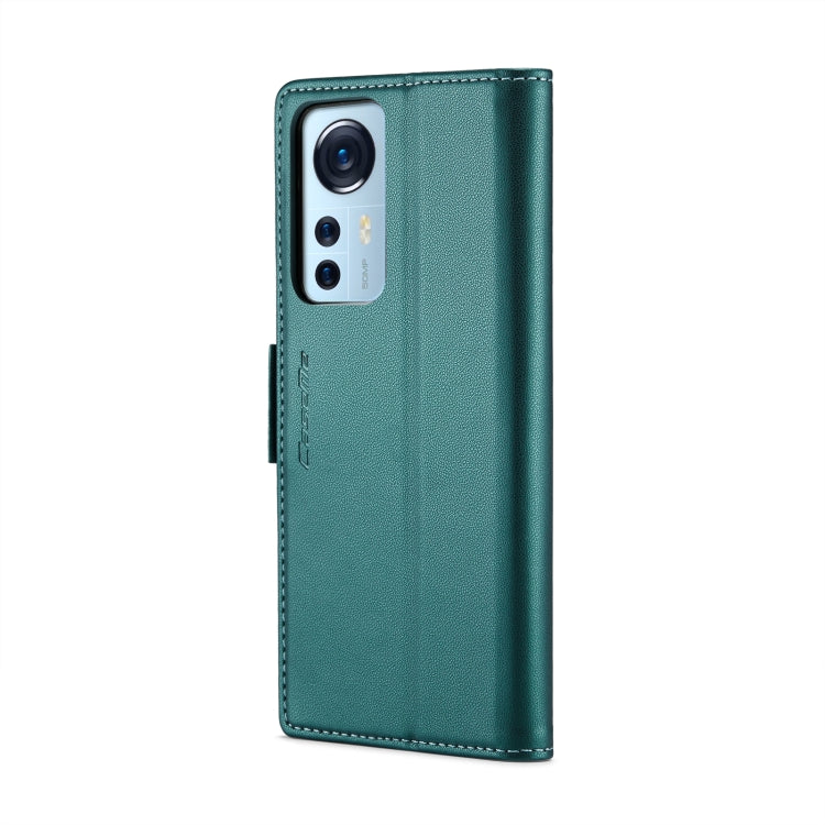 For Xiaomi 12 / 12X / 12S CaseMe 023 Butterfly Buckle Litchi Texture RFID Anti-theft Leather Phone Case(Pearly Blue) - free shipping - PMC TechLife - Order now!