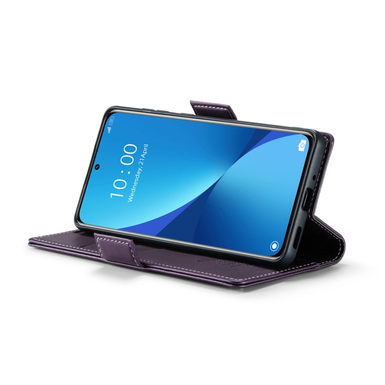 For Xiaomi 12 / 12X / 12S CaseMe 023 Butterfly Buckle Litchi Texture RFID Anti-theft Leather Phone Case(Pearly Purple) - free shipping - PMC TechLife - Order now!