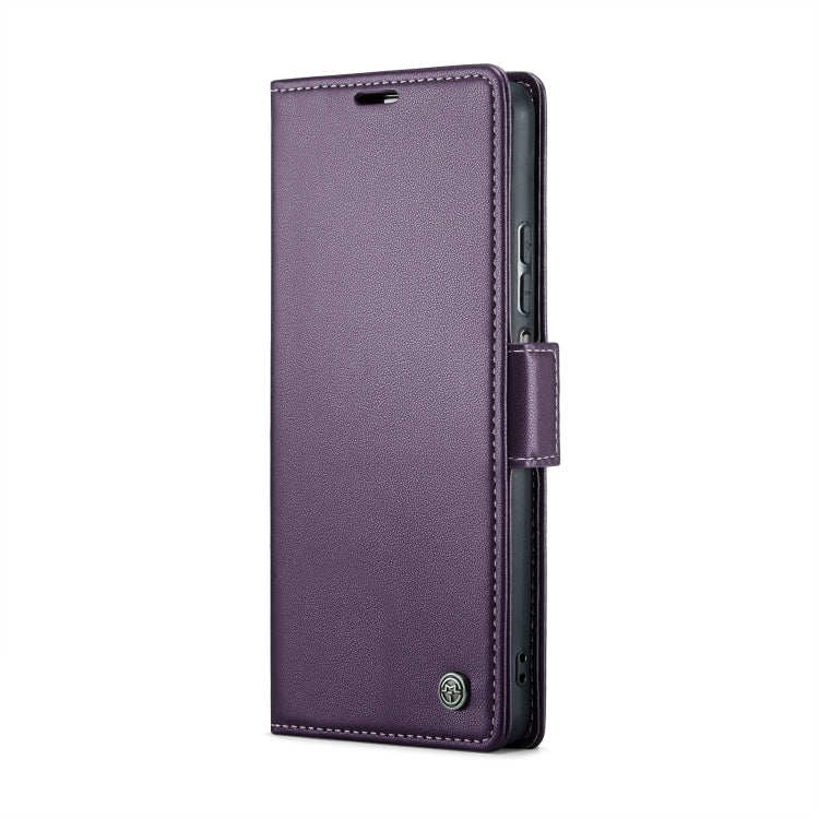For Xiaomi Redmi Note 11 4G Global/Note 11S Global CaseMe 023 Butterfly Buckle Litchi Texture RFID Anti-theft Leather Phone Case(Pearly Purple) - free shipping - PMC TechLife - Order now!