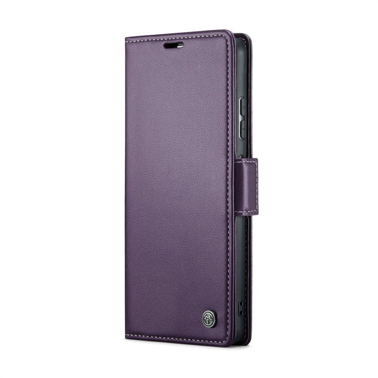 For Xiaomi Redmi Note 12 Pro+ 5G Global CaseMe 023 Butterfly Buckle Litchi Texture RFID Anti-theft Leather Phone Case(Pearly Purple) - free shipping - PMC TechLife - Order now!
