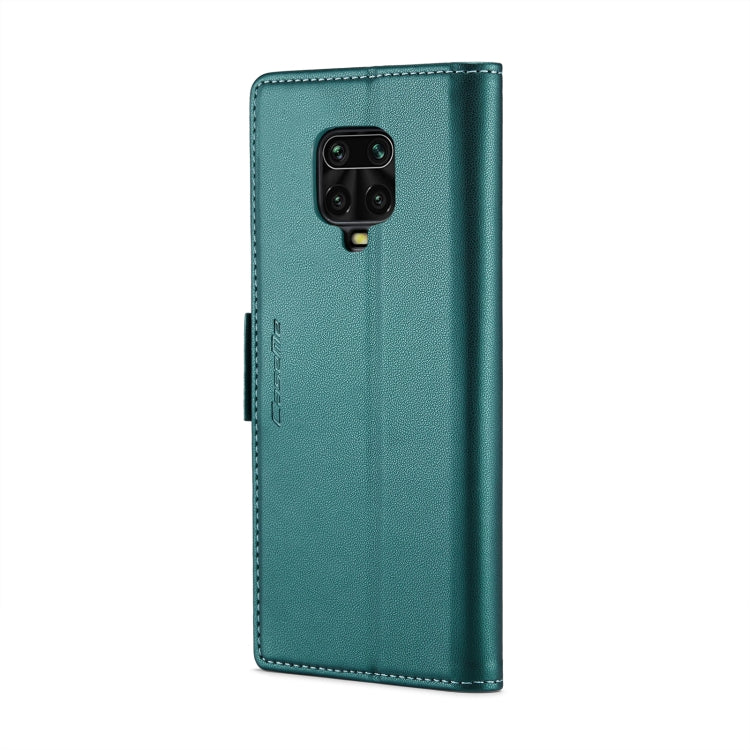 For Xiaomi Redmi Note 9S/Note 9 Pro/Note 9 Pro Max CaseMe 023 Butterfly Buckle Litchi Texture RFID Anti-theft Leather Phone Case(Pearly Blue) - free shipping - PMC TechLife - Order now!