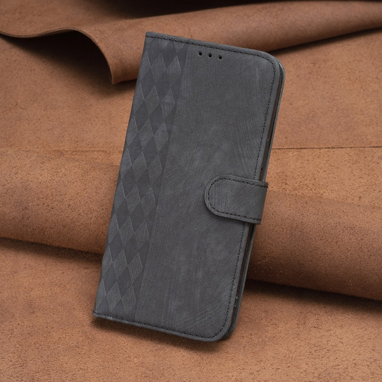 For Samsung Galaxy S23 5G Plaid Embossed Leather Phone Case(Black) - free shipping - PMC TechLife - Order now!