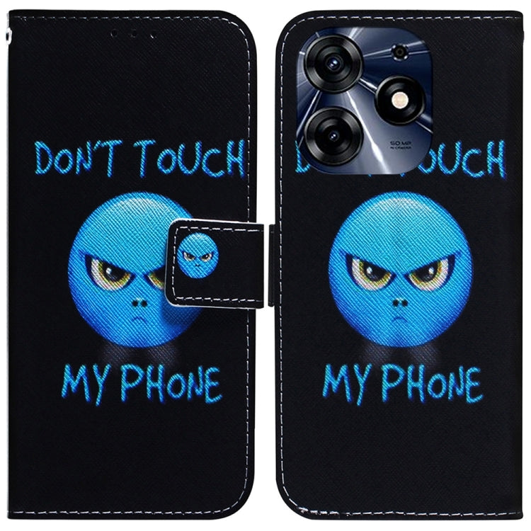For Tecno Spark 10 Pro Coloured Drawing Flip Leather Phone Case(Anger) - free shipping - PMC TechLife - Order now!