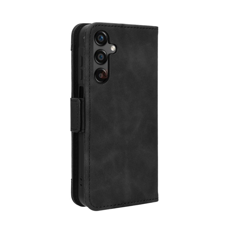For Samsung Galaxy A25 5G Global Skin Feel Calf Texture Card Slots Leather Phone Case(Black) - free shipping - PMC TechLife - Order now!