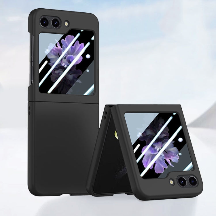 For Samsung Galaxy Z Flip5 Fuel Injection Integrated PC Skin Feel Phone Case(Black) - free shipping - PMC TechLife - Order now!