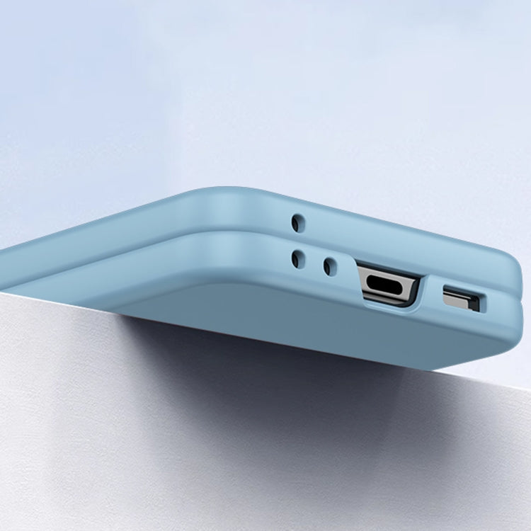 For Samsung Galaxy Z Flip5 Fuel Injection Integrated PC Skin Feel Phone Case(Blue) - free shipping - PMC TechLife - Order now!