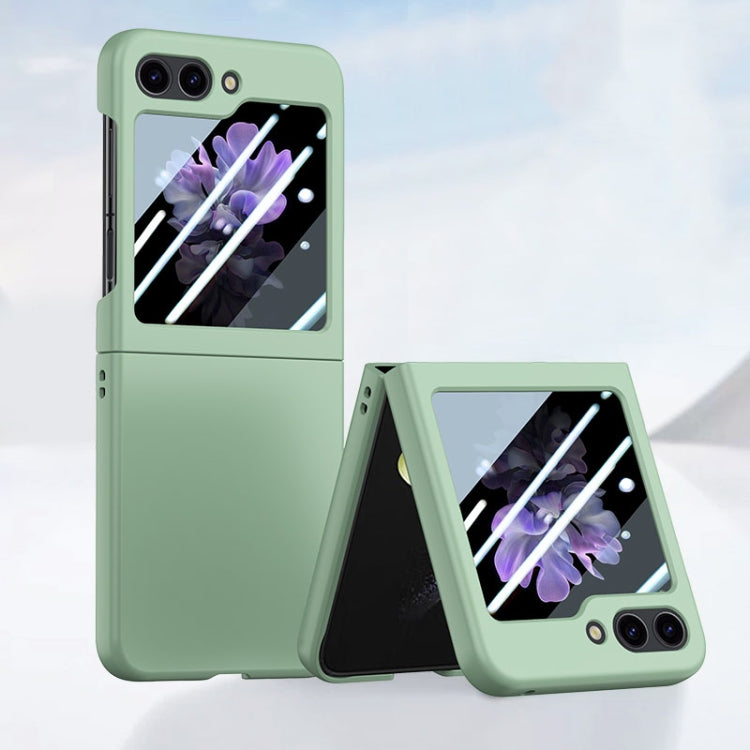 For Samsung Galaxy Z Flip5 Fuel Injection Integrated PC Skin Feel Phone Case(Mint Green) - free shipping - PMC TechLife - Order now!