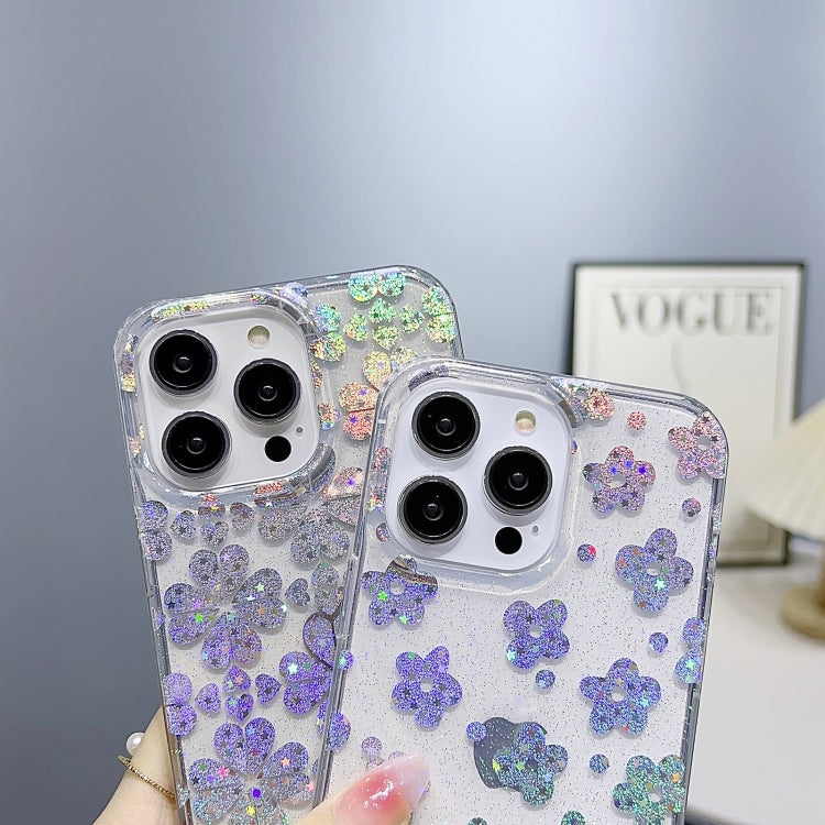 For iPhone 12 Pro Max Little Star Series Glitter Powder TPU Phone Case(Love Heart) - free shipping - PMC TechLife - Order now!