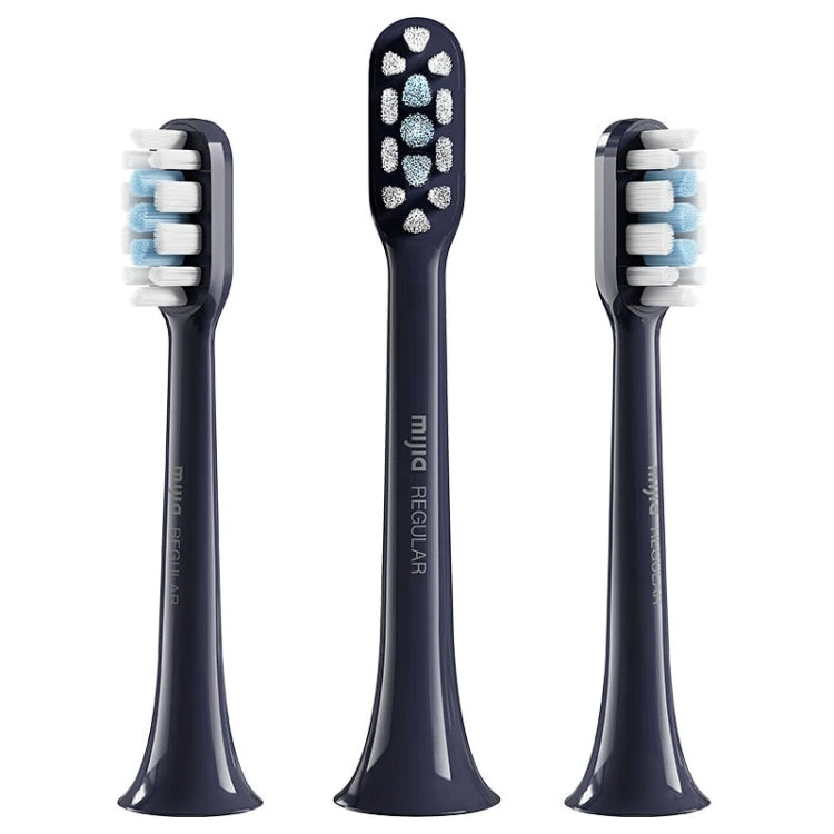 Original Xiaomi Mijia 3pcs Brush Head Standard Type for Sonic Electric Toothbrush T301 / T302(Black) - free shipping - PMC TechLife - Order now!