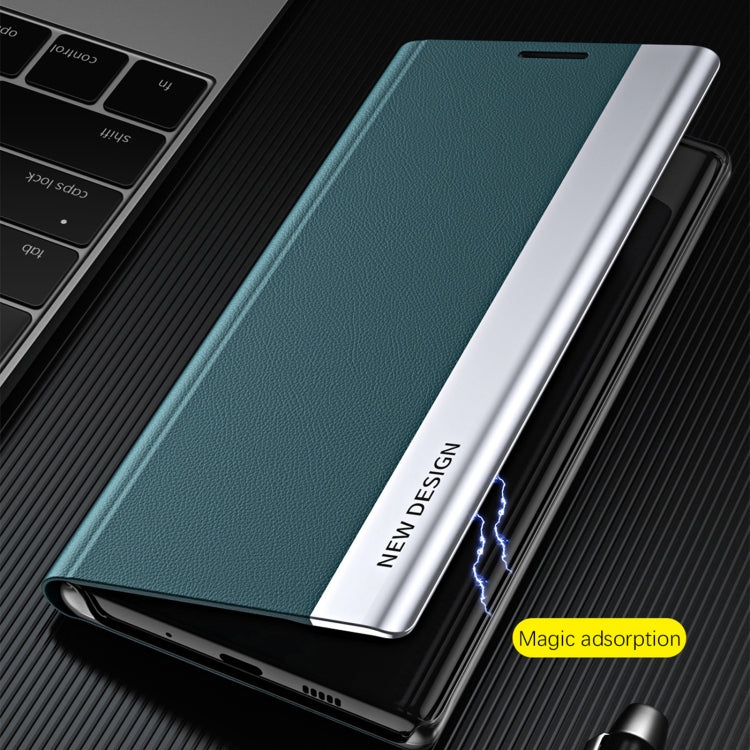 For Xiaomi Poco F5 Pro Side Side Electroplated Magnetic Leather Phone Case(Red) - free shipping - PMC TechLife - Order now!