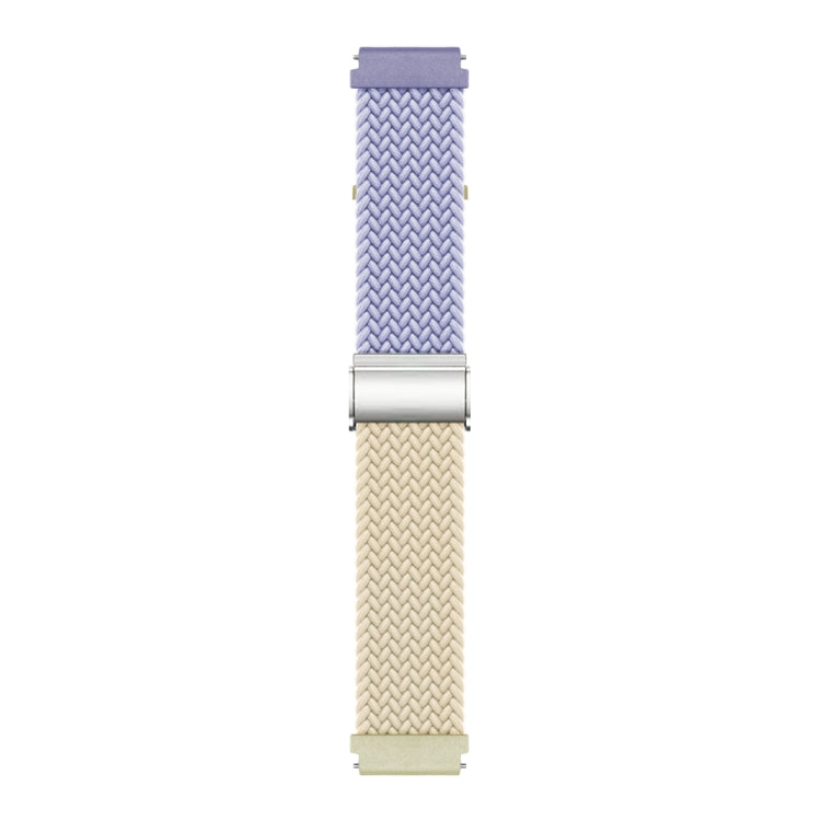 20mm Buckle Braided Nylon Watch Band(Purple Starlight) - 20mm Bands by PMC TechLife | Online Shopping South Africa | PMC TechLife