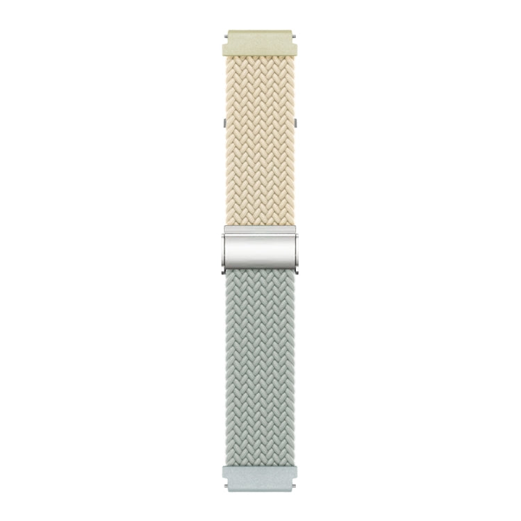 20mm Buckle Braided Nylon Watch Band(Starlight Grey) - 20mm Bands by PMC TechLife | Online Shopping South Africa | PMC TechLife