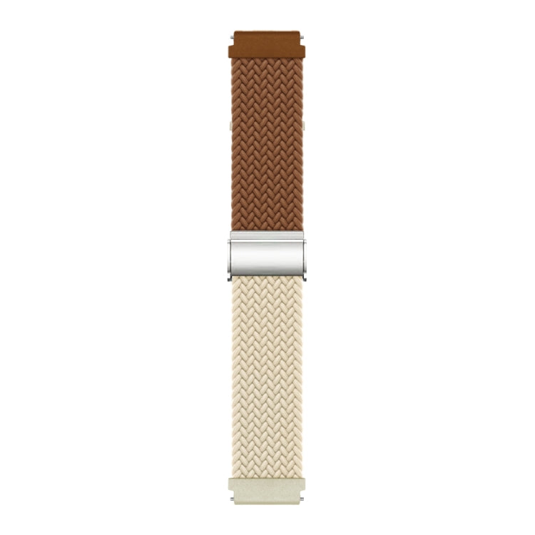 20mm Buckle Braided Nylon Watch Band(Brown Starlight) - 20mm Bands by PMC TechLife | Online Shopping South Africa | PMC TechLife