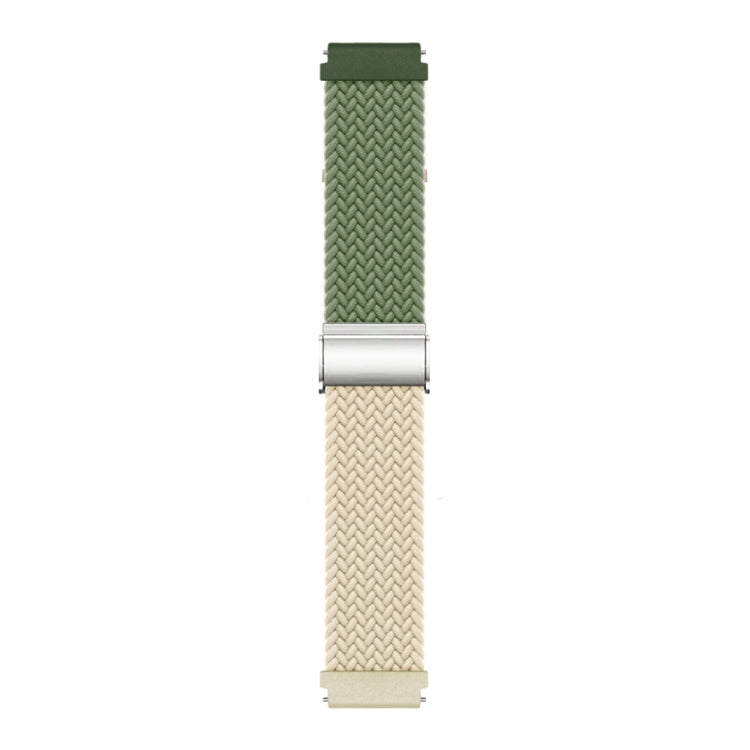 22mm Buckle Braided Nylon Watch Band(Cactus Starlight) - 22mm Bands by PMC TechLife | Online Shopping South Africa | PMC TechLife