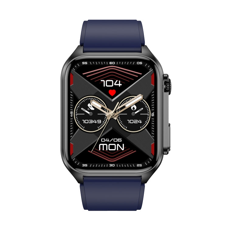 TK12 1.96 inch IP67 Waterproof Silicone Band Smart Watch Supports ECG / Remote Families Care / Bluetooth Call / Body Temperature Monitoring(Blue) - Smart Watches by PMC TechLife | Online Shopping South Africa | PMC TechLife