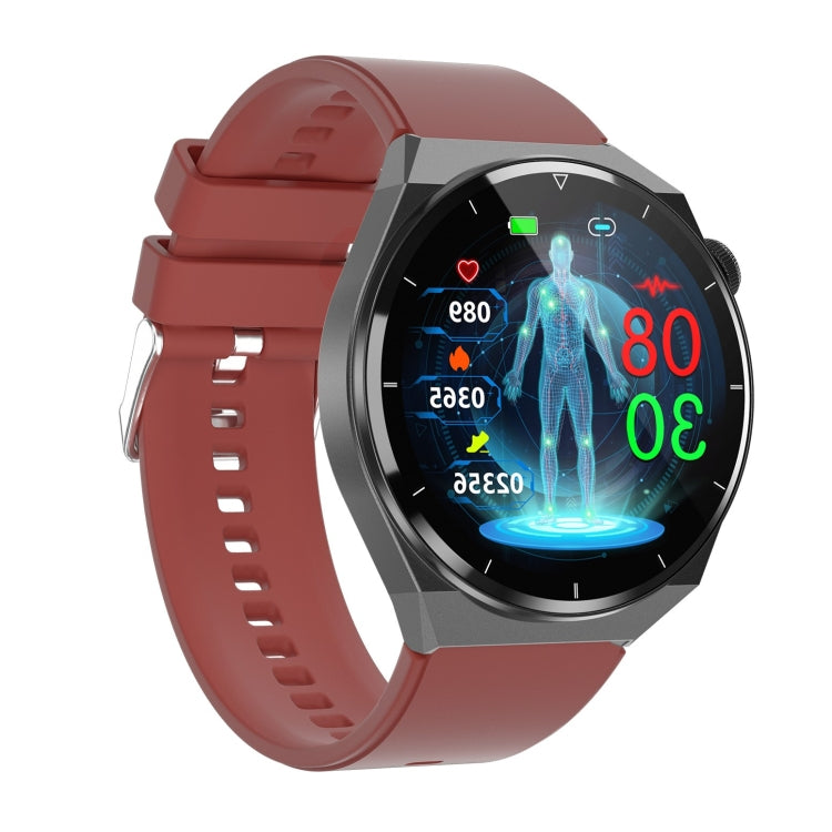 TK20 1.39 inch IP68 Waterproof Silicone Band Smart Watch Supports ECG / Remote Families Care / Body Temperature Monitoring(Red) - Smart Watches by PMC TechLife | Online Shopping South Africa | PMC TechLife