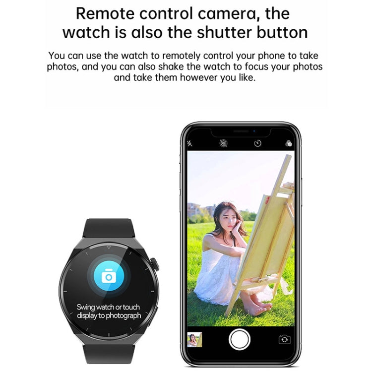 TK20 1.39 inch IP68 Waterproof Silicone Band Smart Watch Supports ECG / Remote Families Care / Body Temperature Monitoring(Black) - Smart Watches by PMC TechLife | Online Shopping South Africa | PMC TechLife