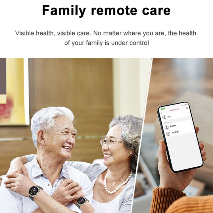 TK20 1.39 inch IP68 Waterproof Silicone Band Smart Watch Supports ECG / Remote Families Care / Body Temperature Monitoring(Red) - Smart Watches by PMC TechLife | Online Shopping South Africa | PMC TechLife