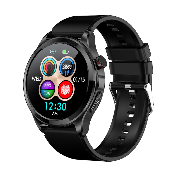 TK22 1.39 inch IP67 Waterproof Silicone Band Smart Watch Supports ECG / Non-invasive Blood Sugar(Black) - Smart Watches by PMC TechLife | Online Shopping South Africa | PMC TechLife