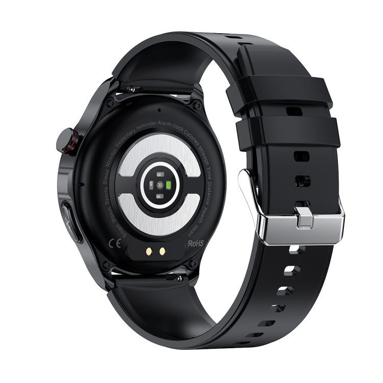 TK22 1.39 inch IP67 Waterproof Silicone Band Smart Watch Supports ECG / Non-invasive Blood Sugar(Black) - Smart Watches by PMC TechLife | Online Shopping South Africa | PMC TechLife