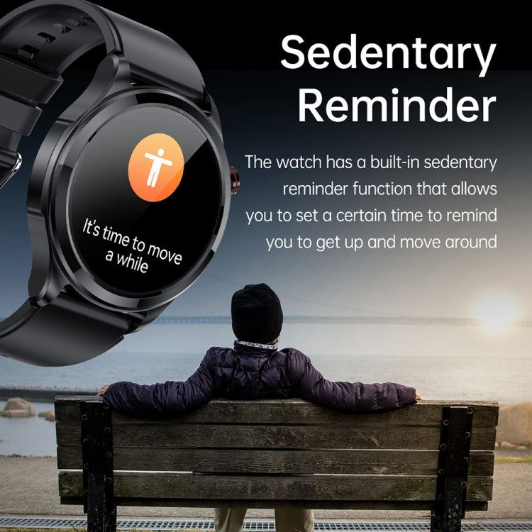 TK22 1.39 inch IP67 Waterproof Silicone Band Smart Watch Supports ECG / Non-invasive Blood Sugar(Red) - Smart Watches by PMC TechLife | Online Shopping South Africa | PMC TechLife